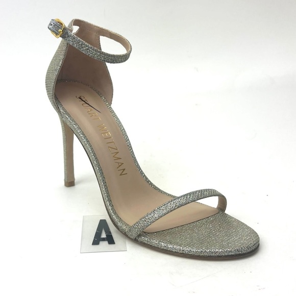 STUART WEITZMAN Nudistsong Ankle Strap Sandal SZ 8 - Picture 1 of 14